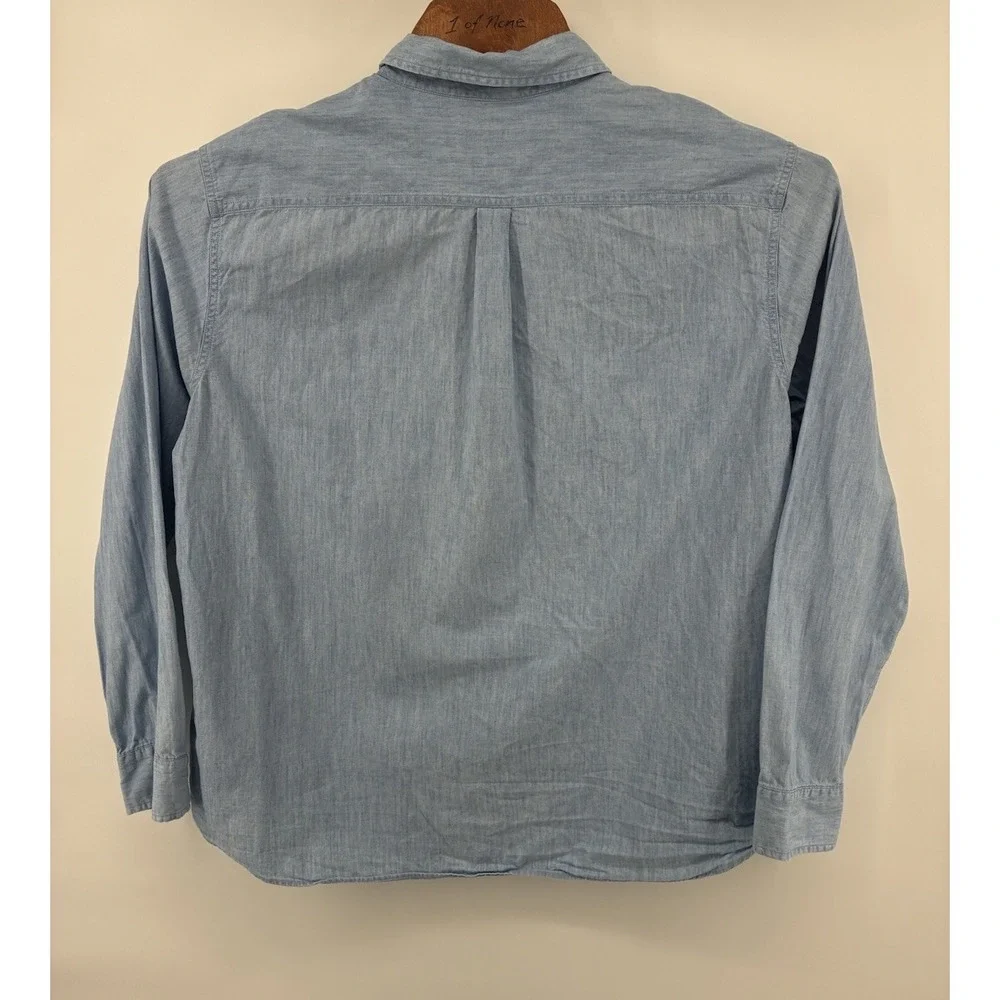 Vineyard Vines Classic Fit Chambray Button Down Shirt Men's XL Subtle Whale Logo